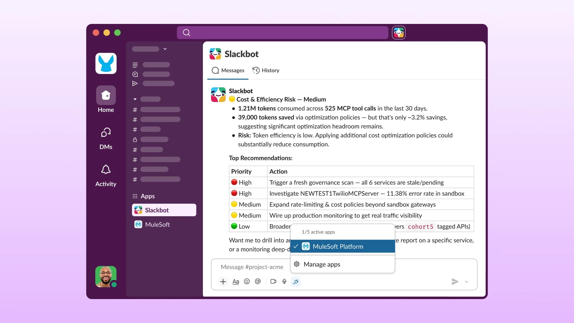 Slackbot’s MCP Client screenshot 1