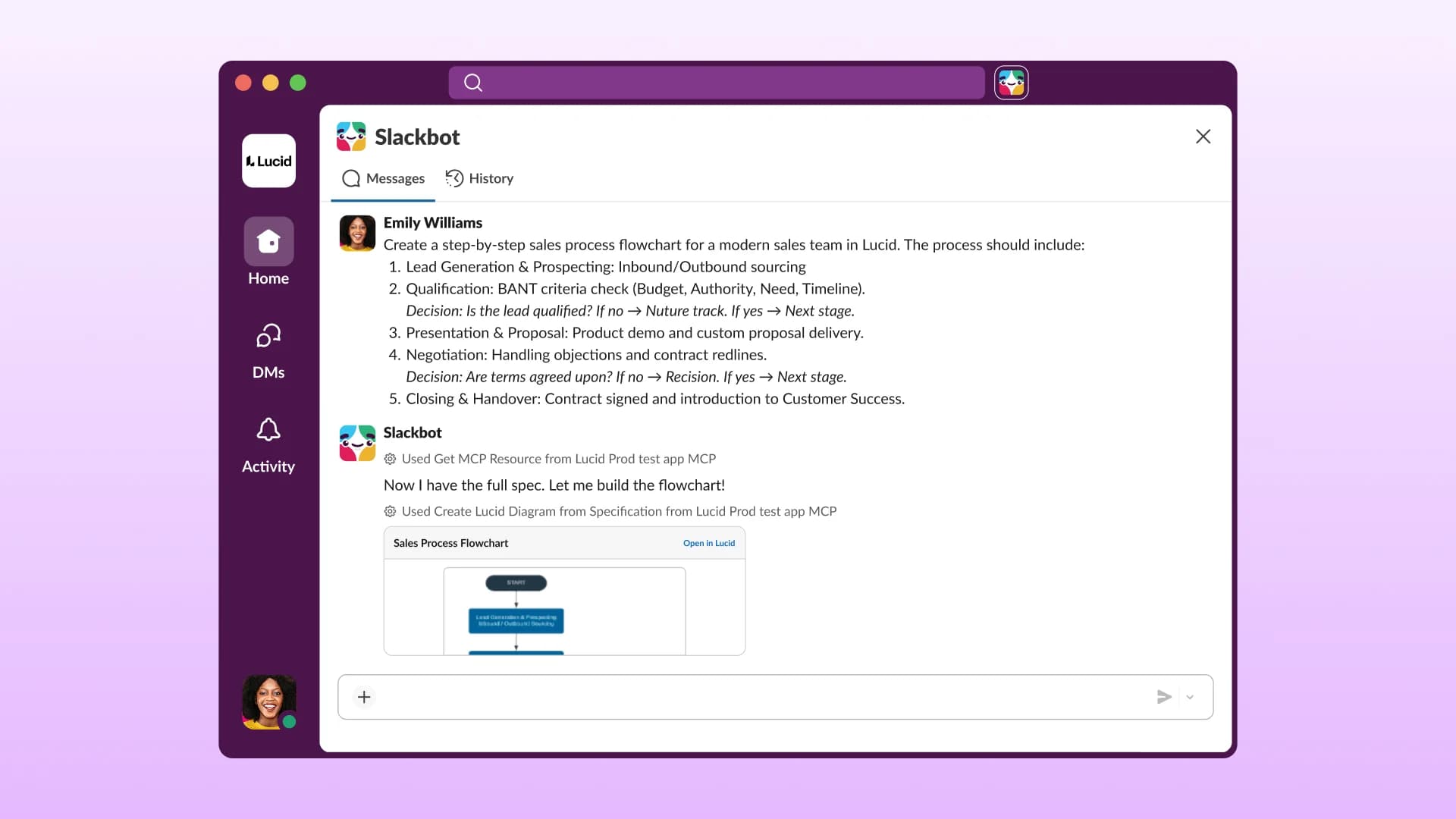 Slackbot’s MCP Client screenshot 2