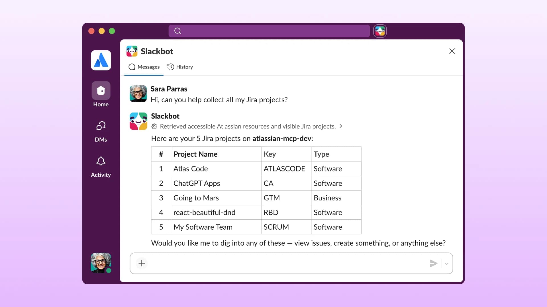 Slackbot’s MCP Client screenshot 3