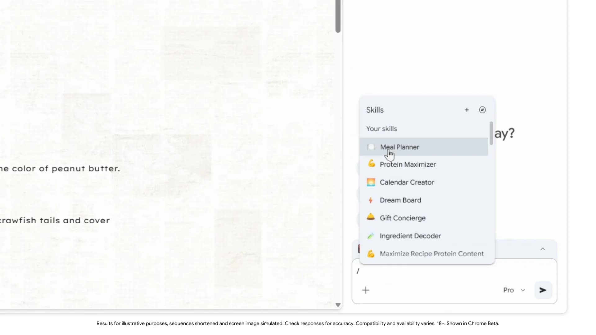 Google Chrome Skills screenshot 3