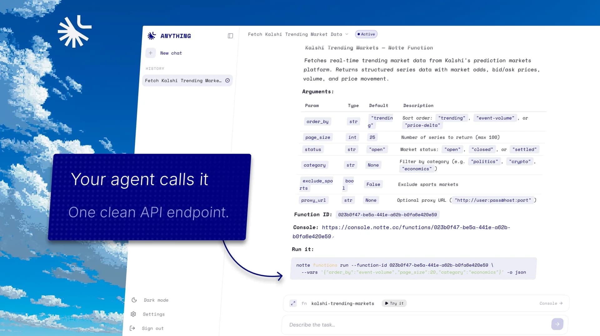 Anything API screenshot 4