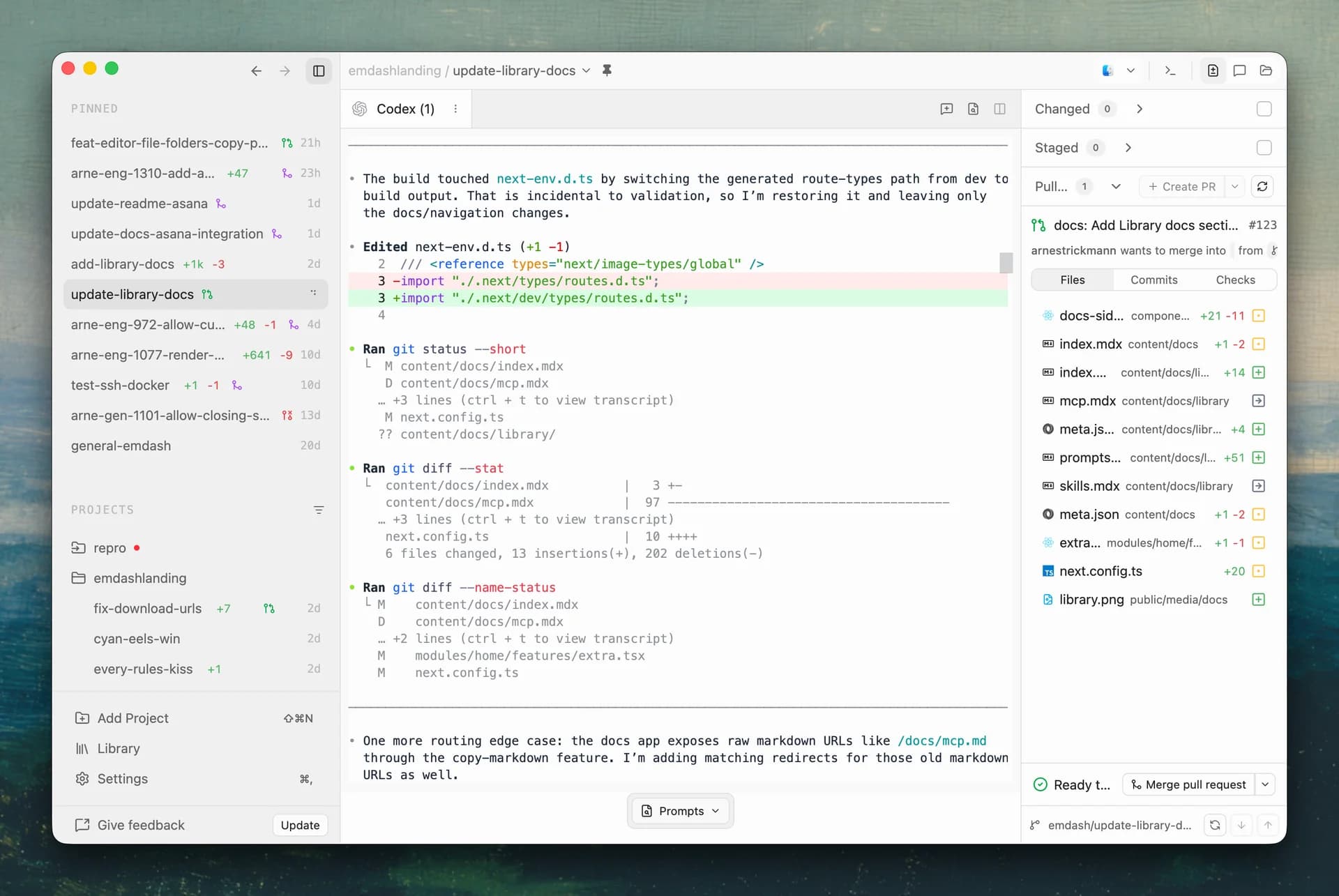 Emdash screenshot 3