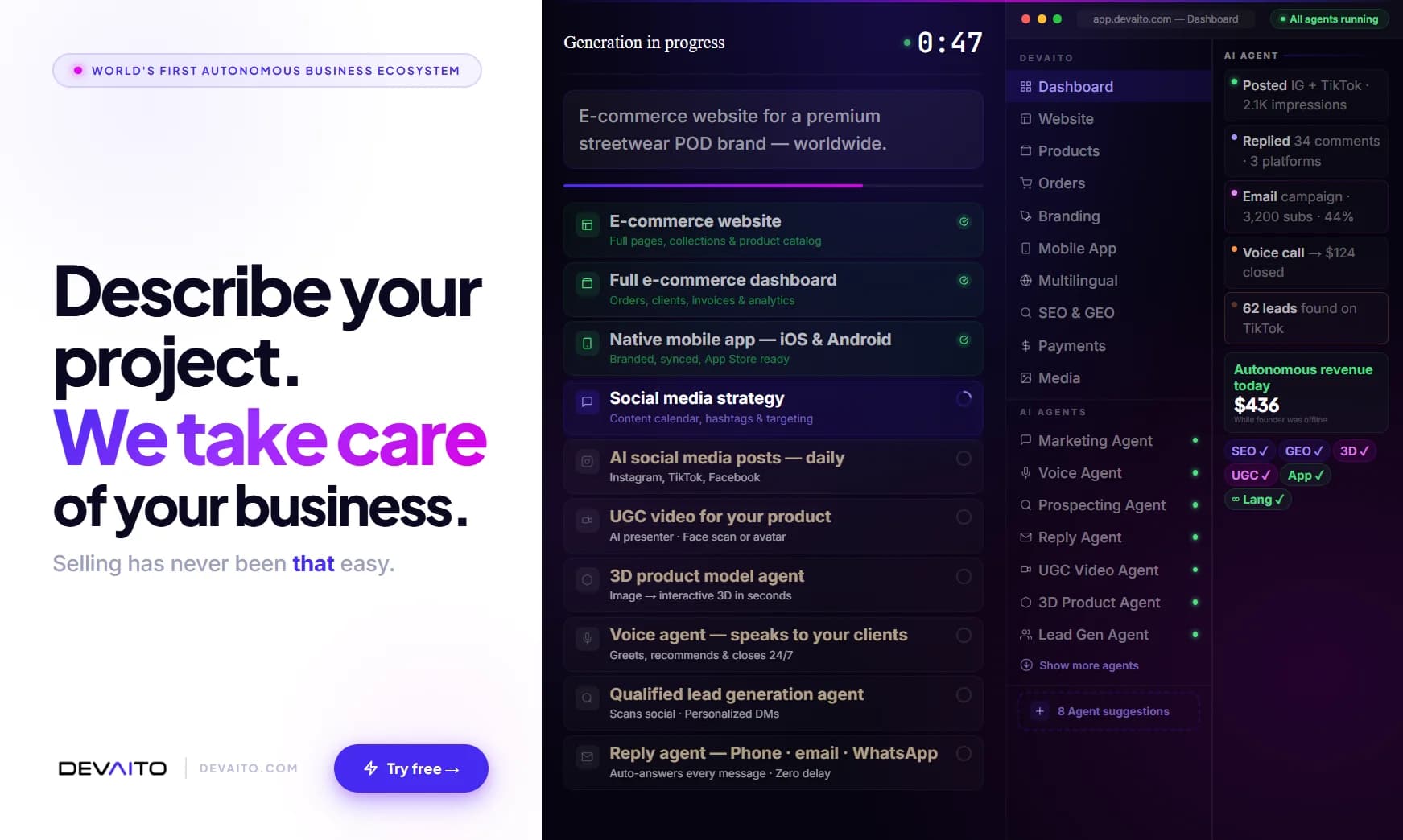 Devaito screenshot 1