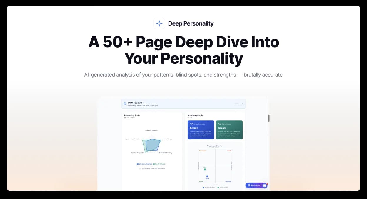 Deep Personality screenshot 2