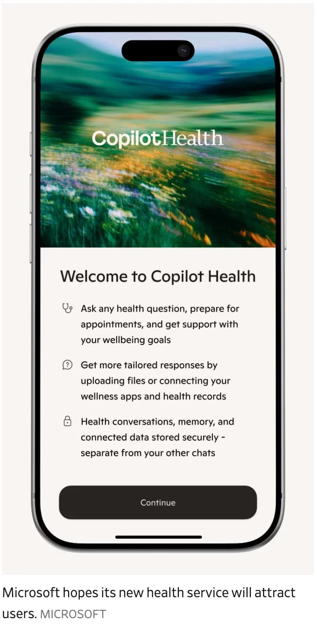 Microsoft Copilot Health screenshot 4
