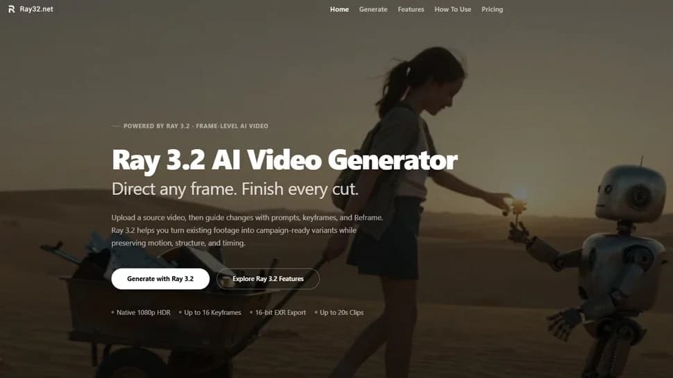 Ray 3.2 AI screenshot 1