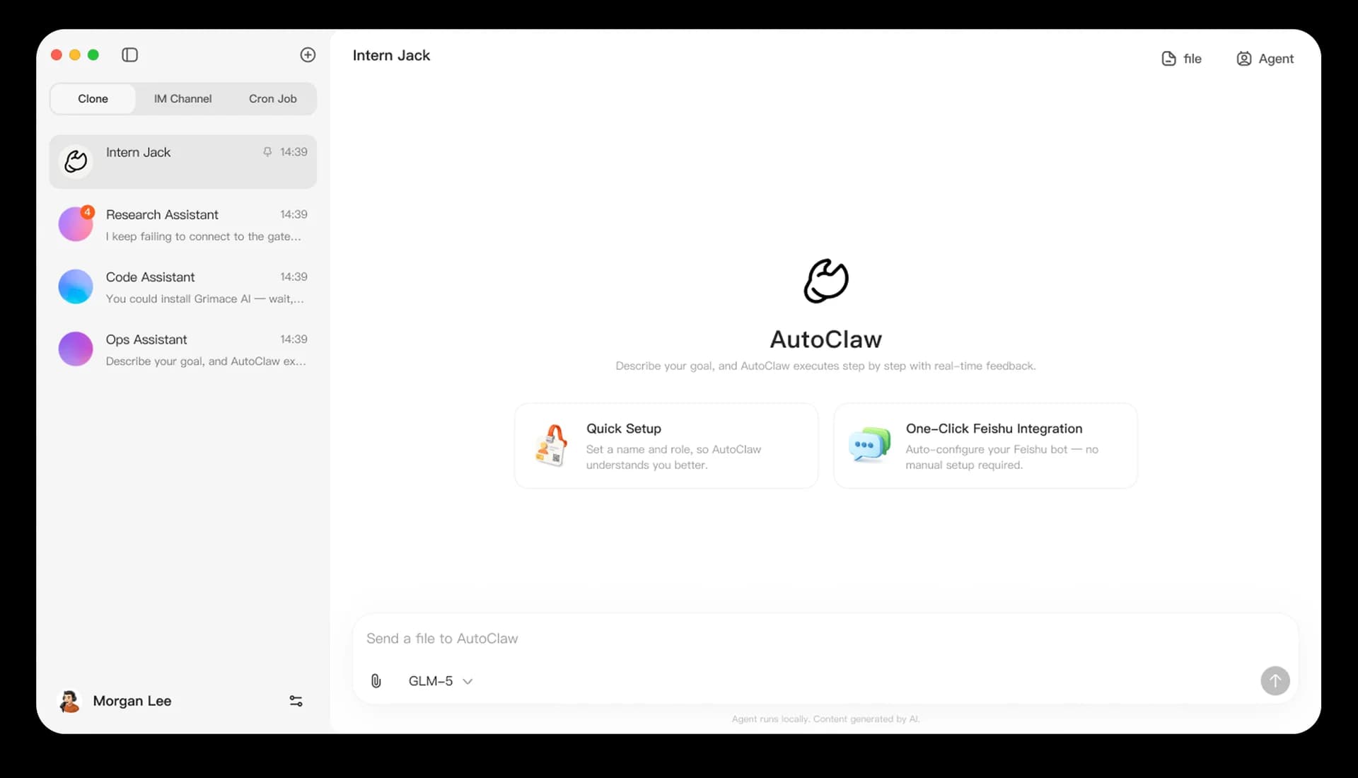 AutoClaw screenshot 2