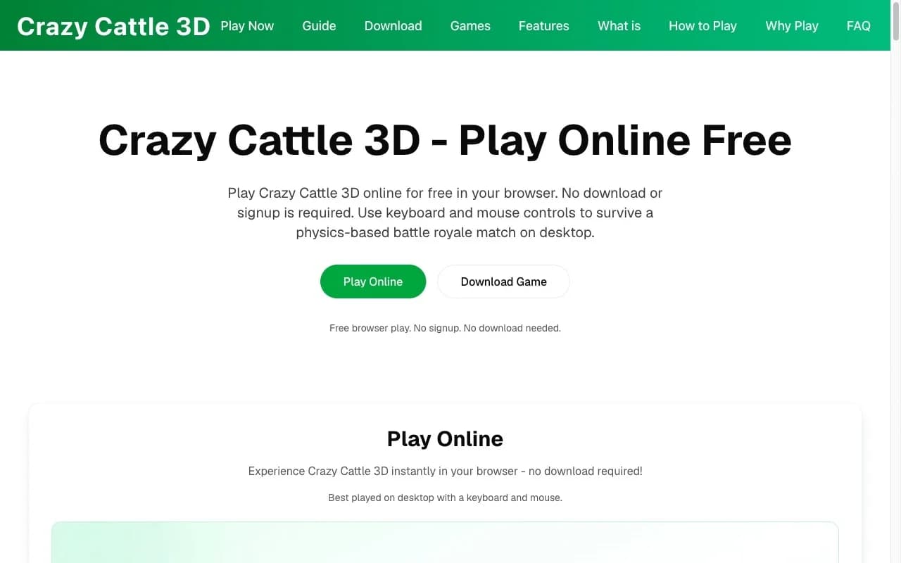 Crazy Cattle 3D screenshot 1