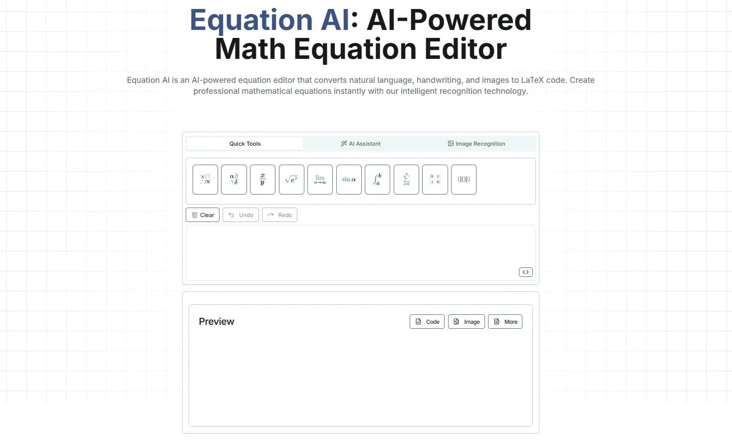 AI Equation Editor screenshot 1