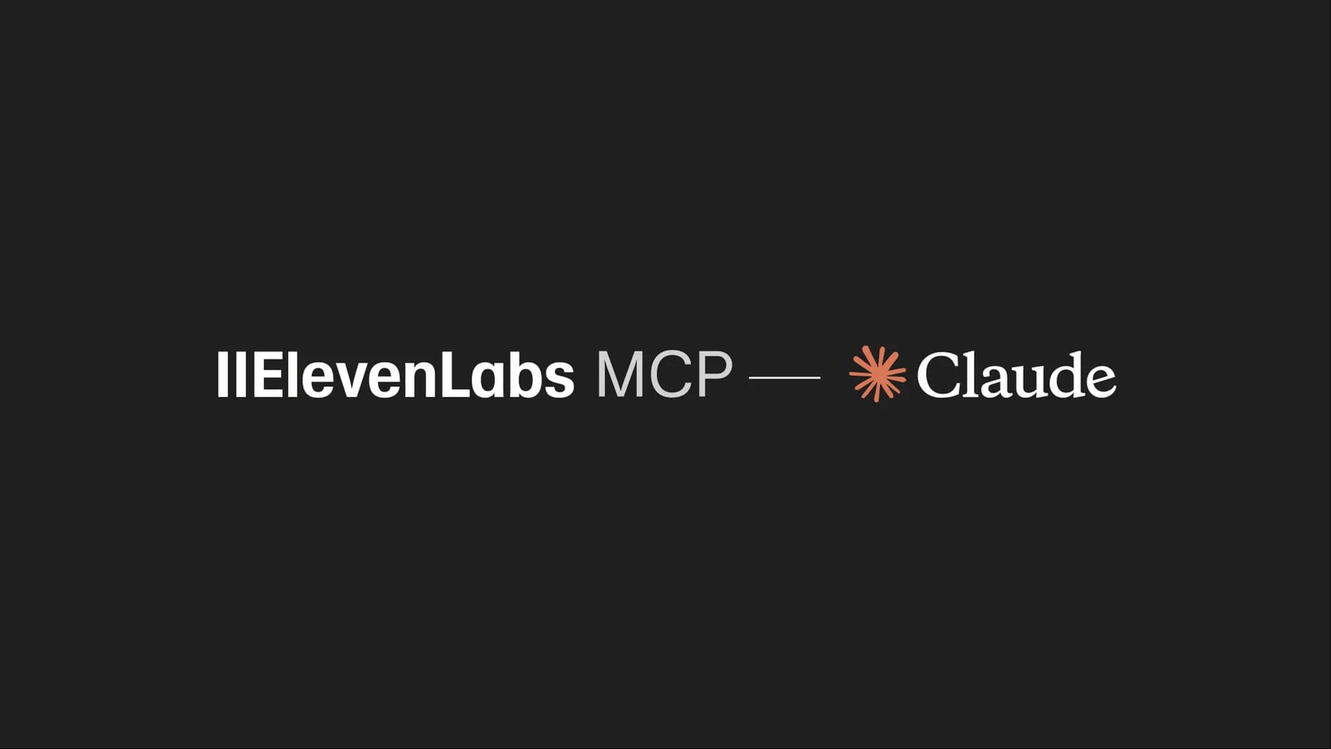 ElevenLabs MCP in Claude screenshot 1