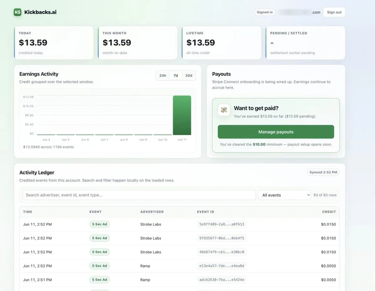 Kickbacks.ai screenshot 5