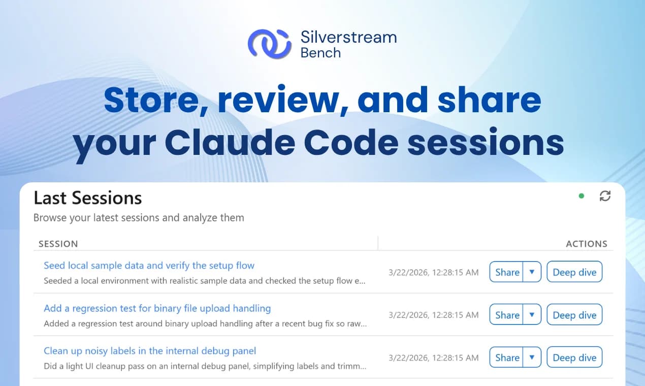 Bench for Claude Code screenshot 1