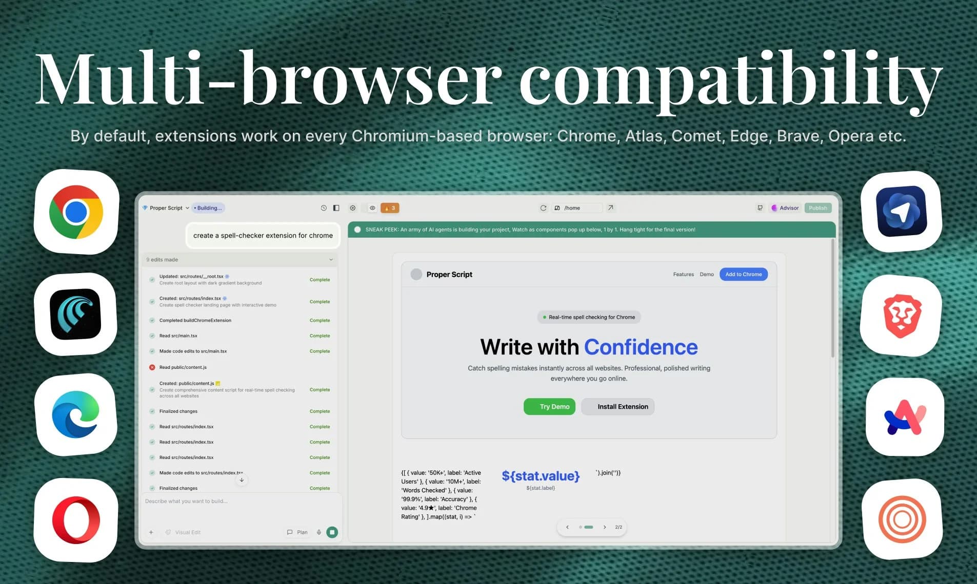 AI Chrome Extension Builder screenshot 3