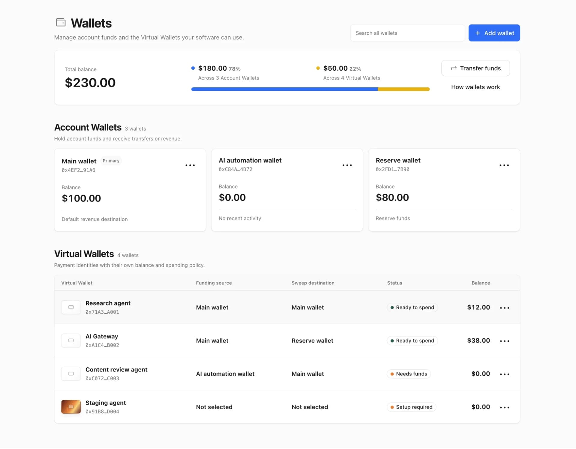 Cloudflare Wallets screenshot 2