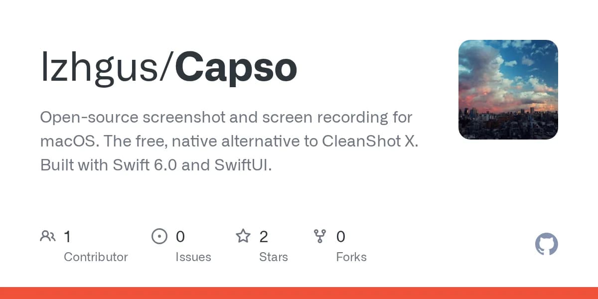 Capso screenshot 1