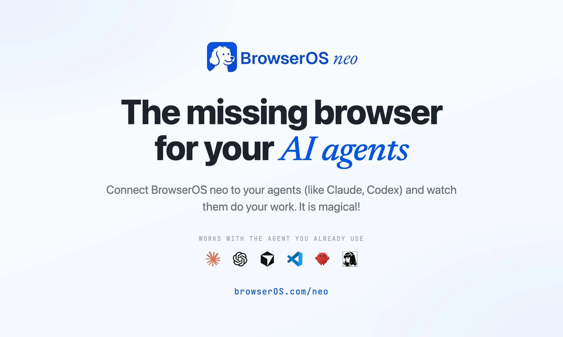 BrowserOS neo screenshot 1