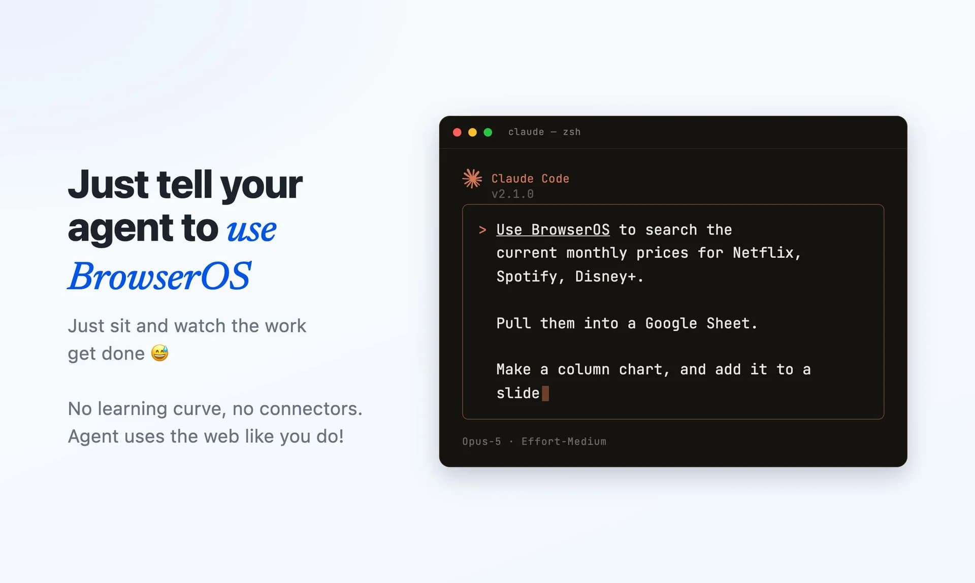BrowserOS neo screenshot 2