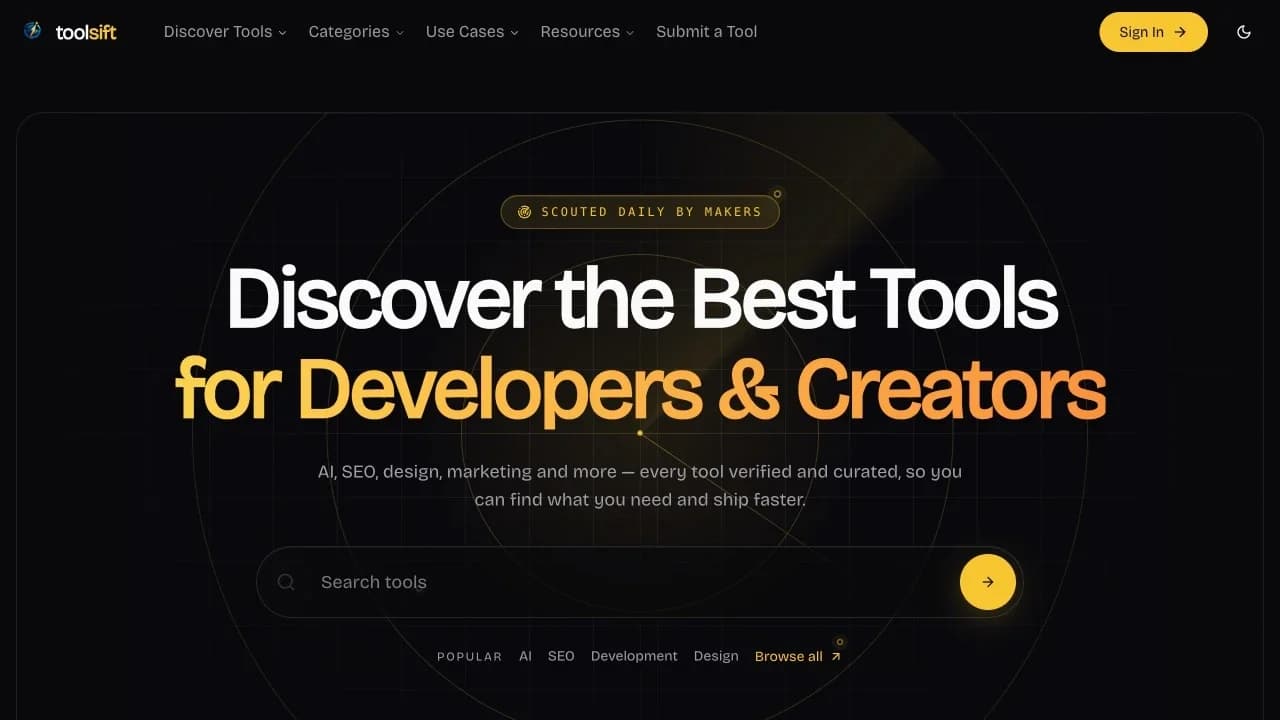 ToolSift screenshot 1