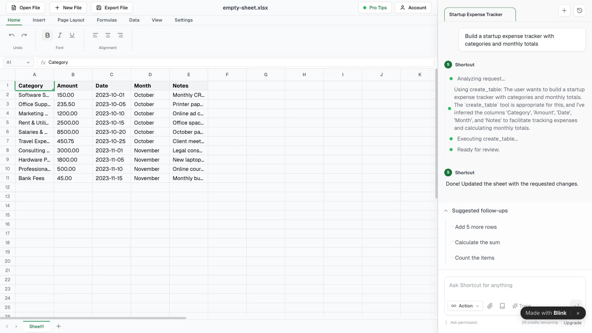 Blink Agent Builder screenshot 5