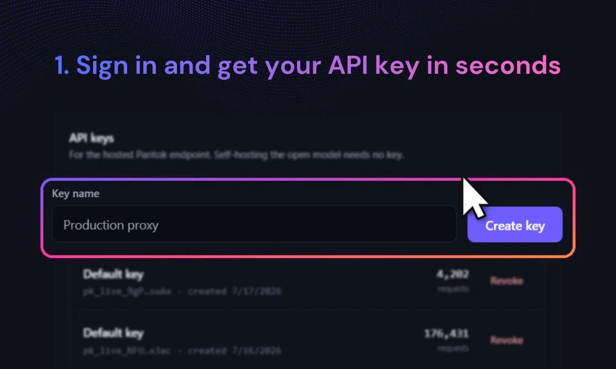 Paritok screenshot 2