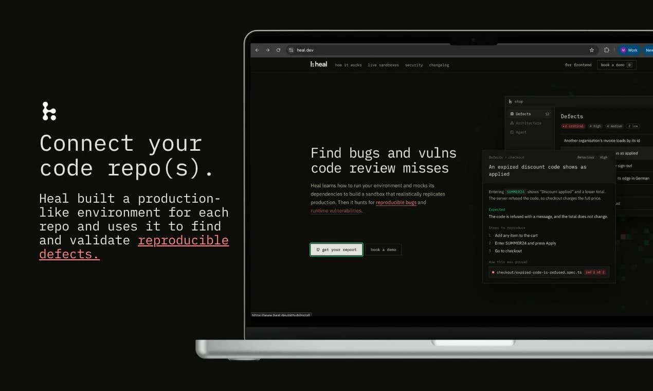 heal.dev screenshot 1