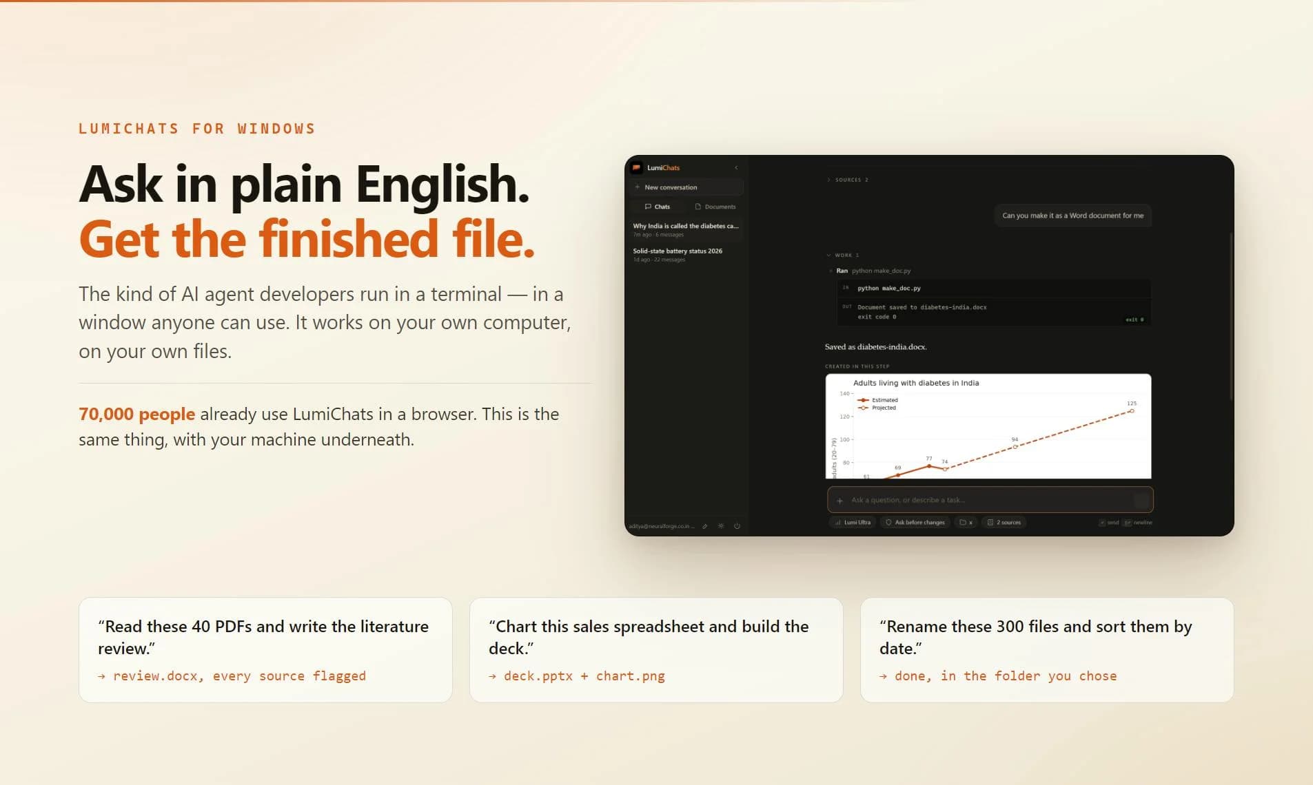 Lumichats screenshot 1