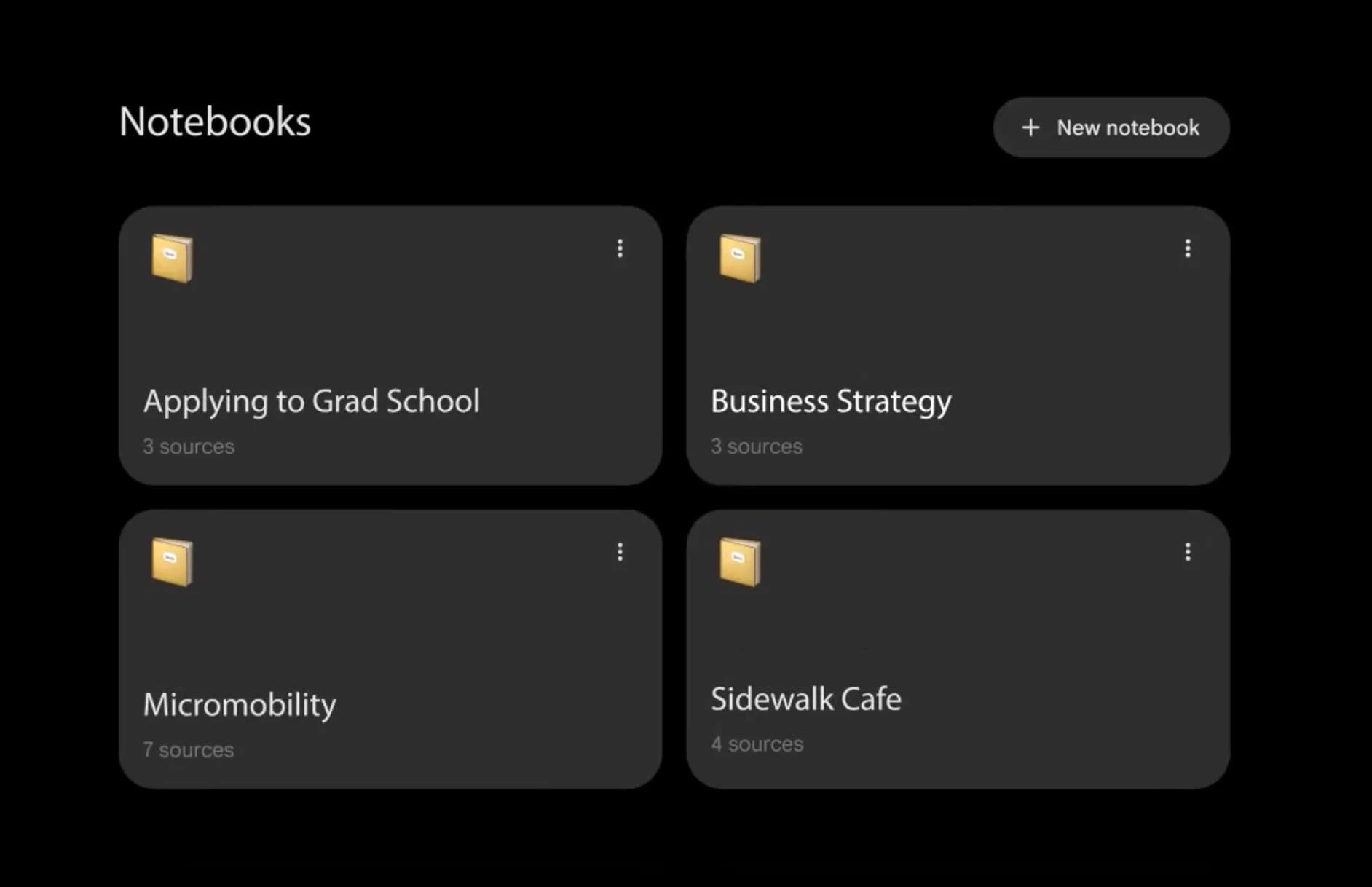 Notebooks in Gemini screenshot 12