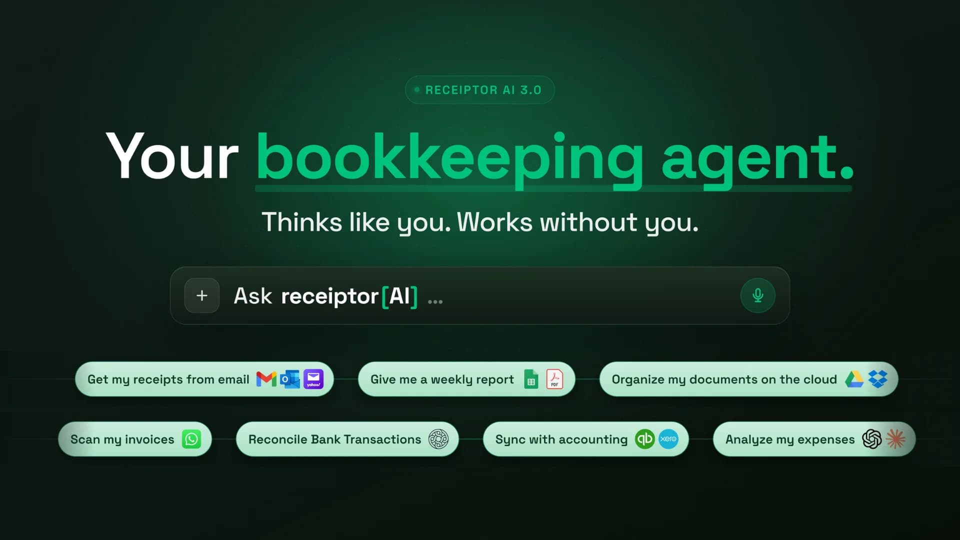 Agent Mode by Receiptor AI screenshot 1