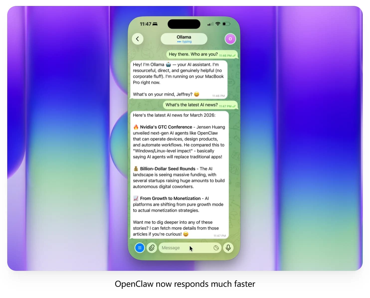 Ollama v0.19 screenshot 3