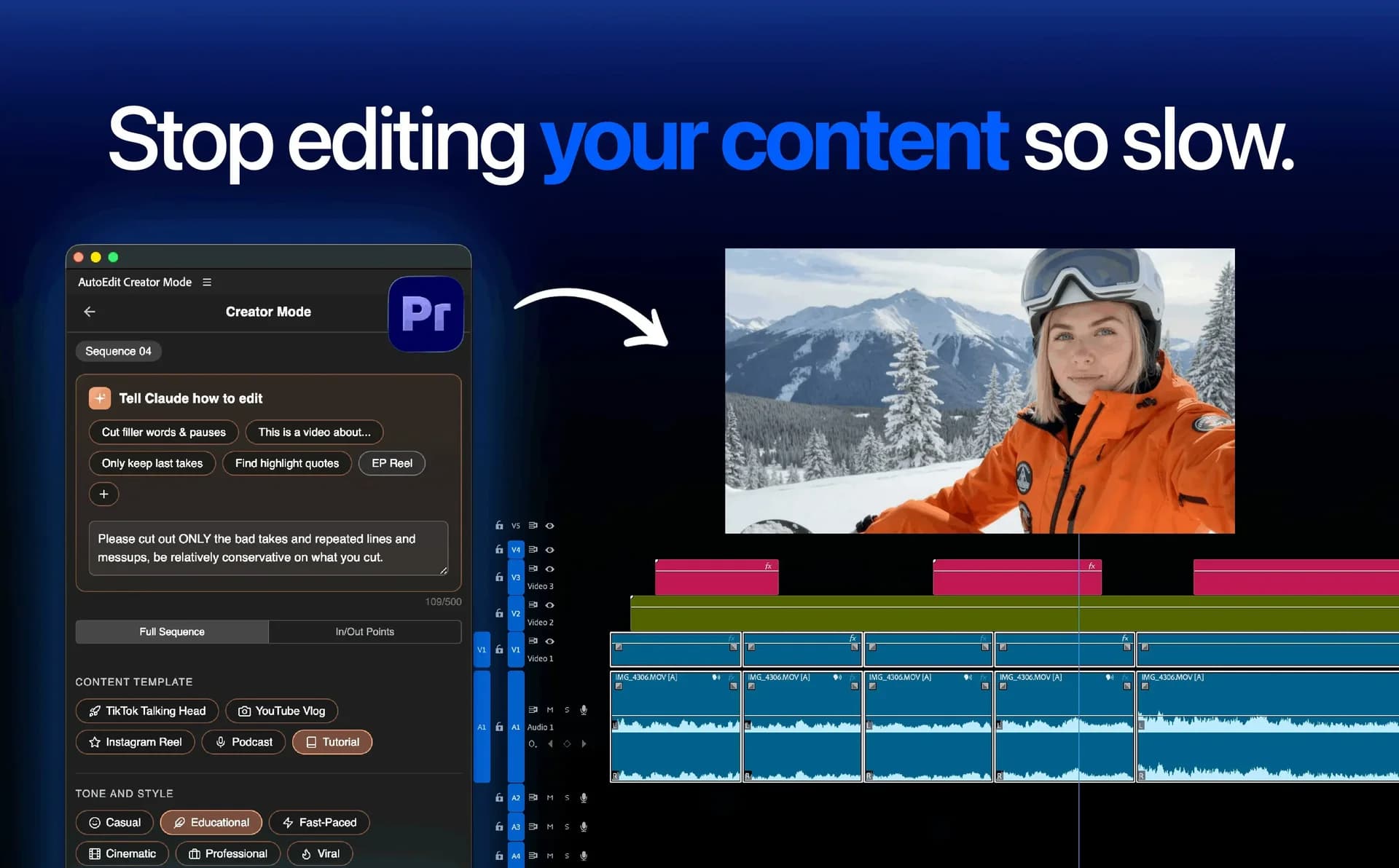 AutoEdit screenshot 2
