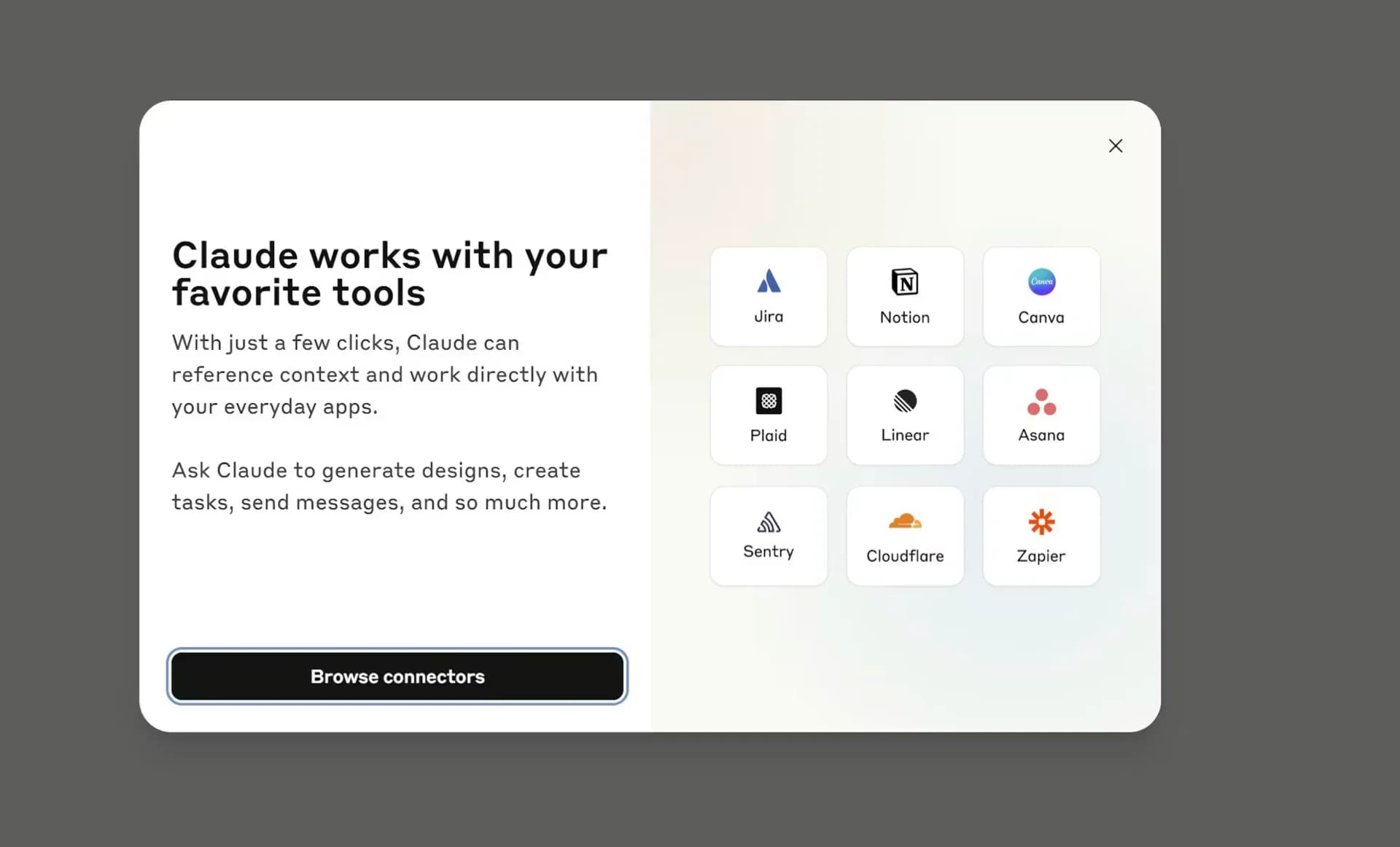 Claude Connectors screenshot 3