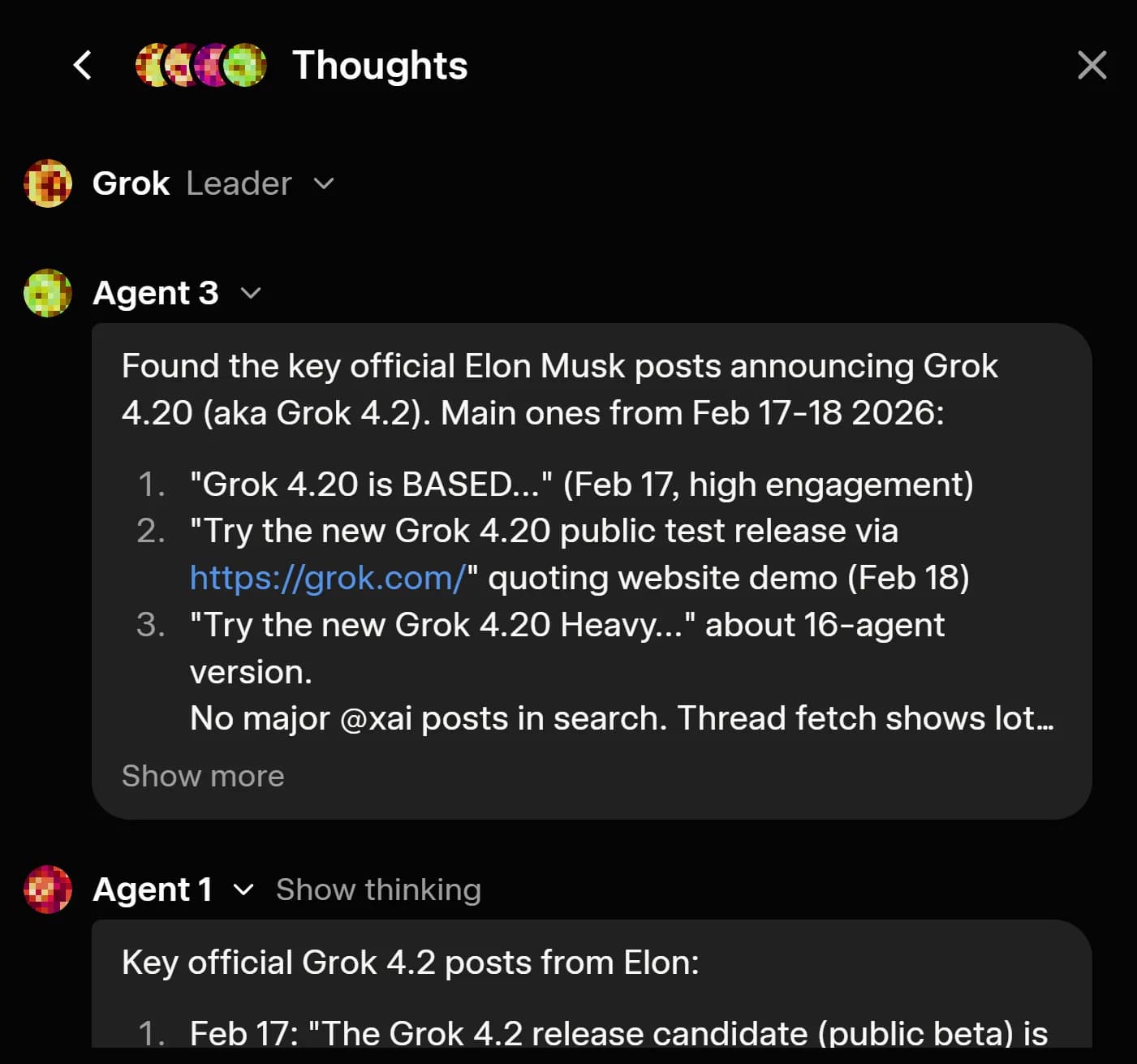 Grok 4.2 screenshot 2