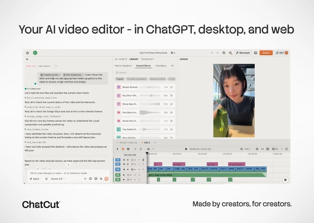 ChatCut screenshot 1