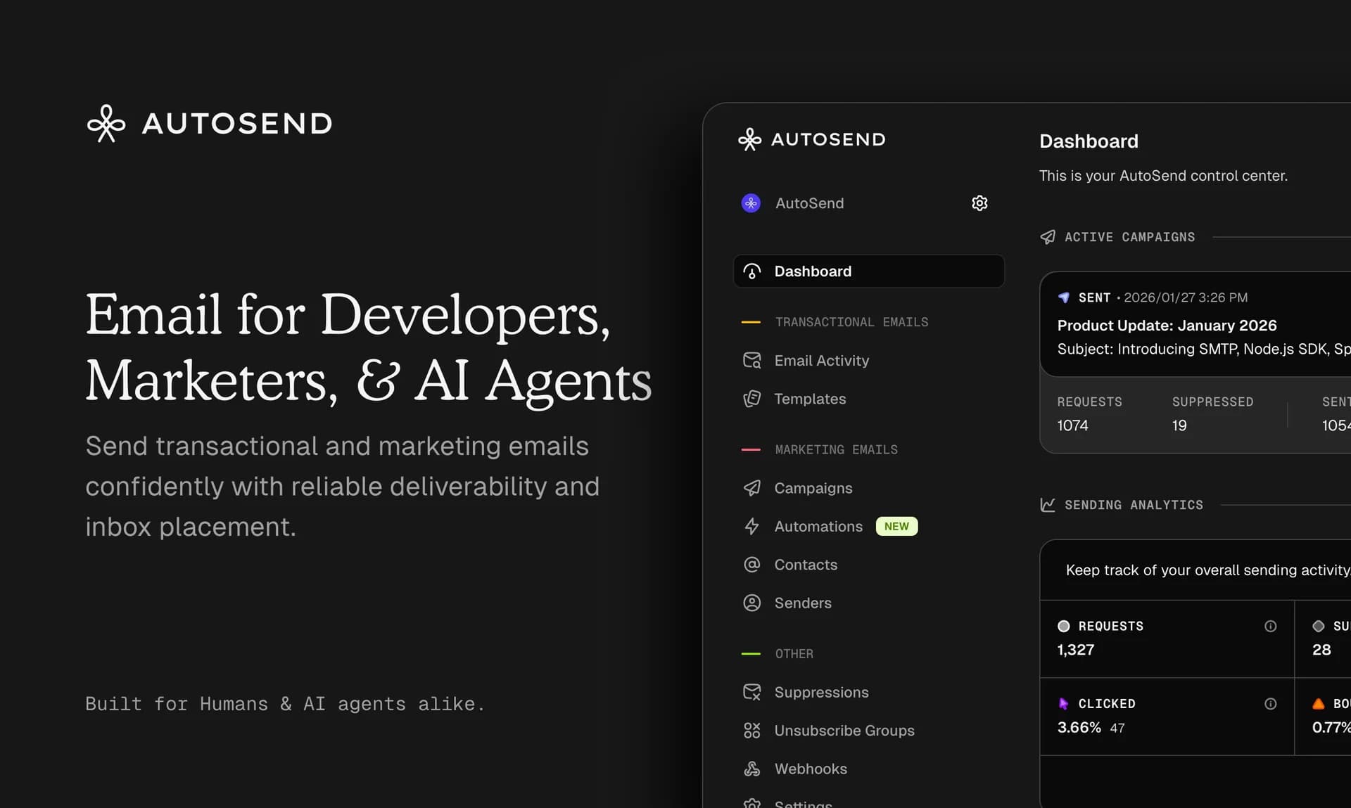 AutoSend screenshot 1