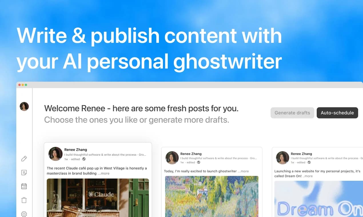 Ghostwriter screenshot 1