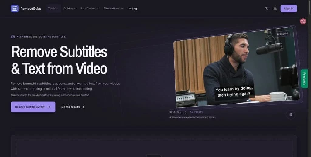 RemoveSubs screenshot 1