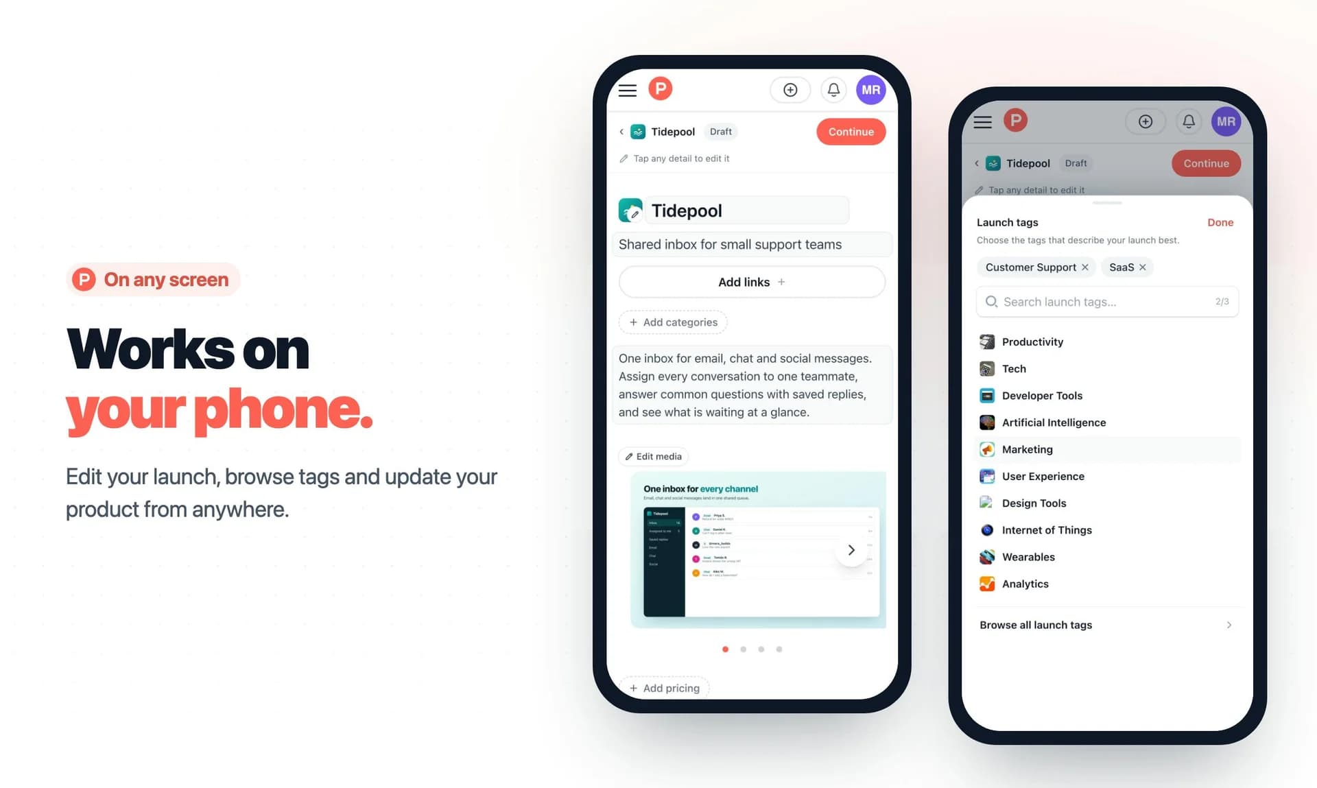 Product Hunt Visual Launch Editor screenshot 4