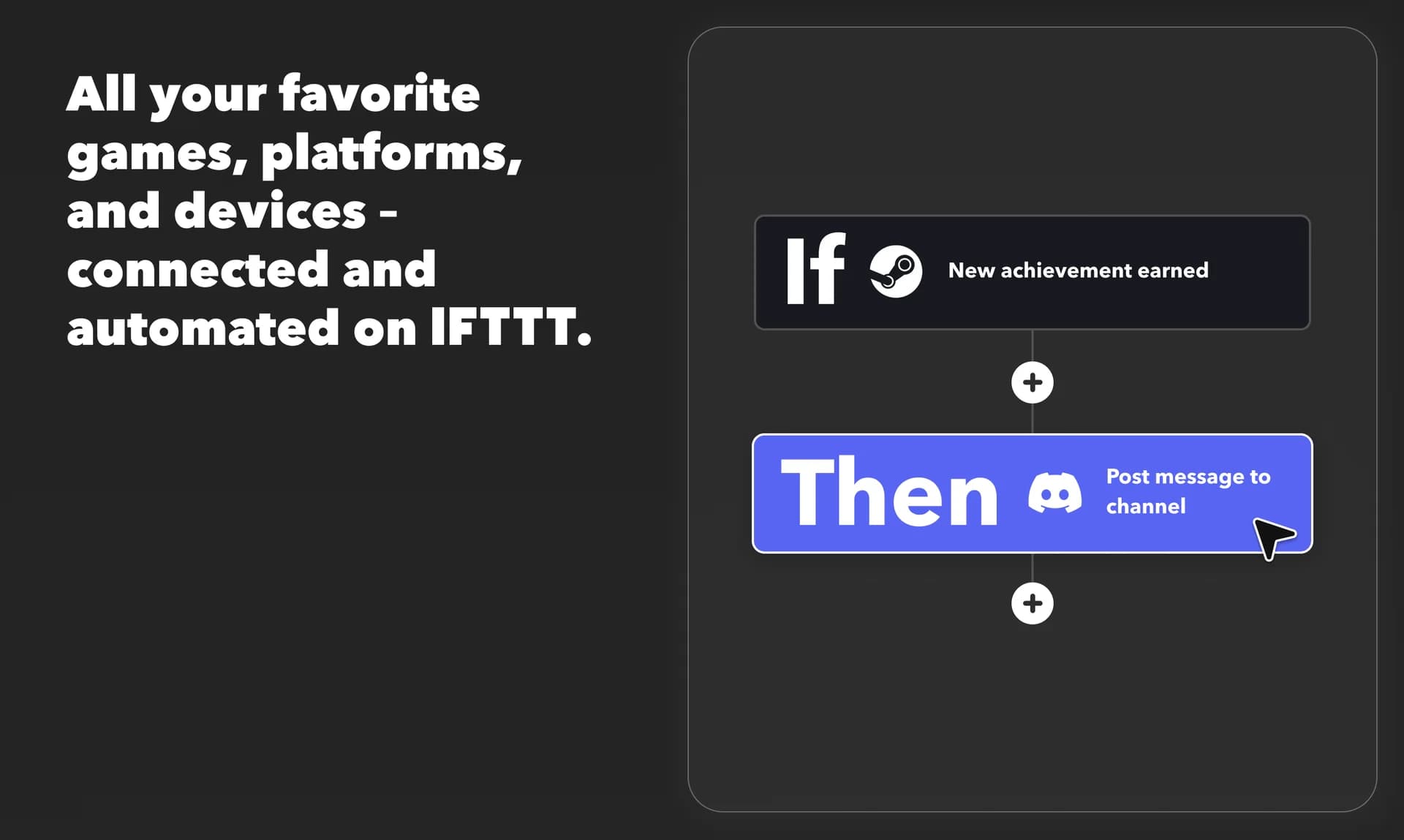 Gaming services by IFTTT screenshot 3