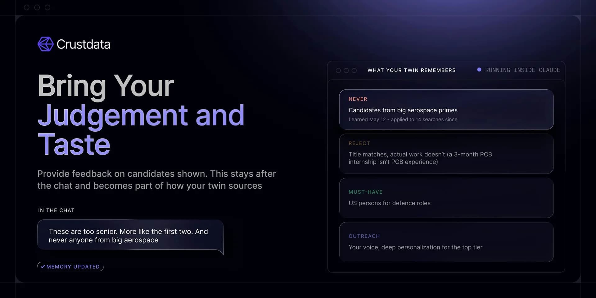 Crustdata Recruiter screenshot 3