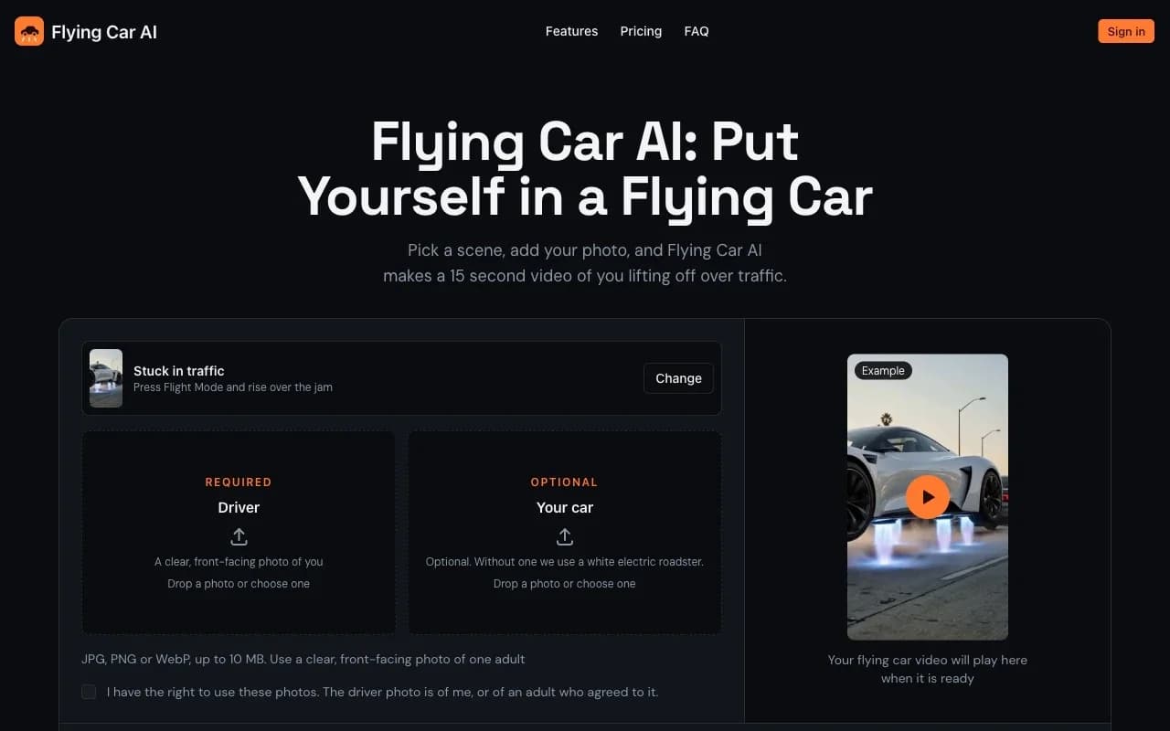 Flying Car AI screenshot 1