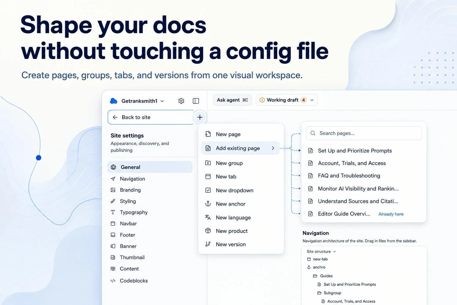 DocsAlot Visual Editor screenshot 2