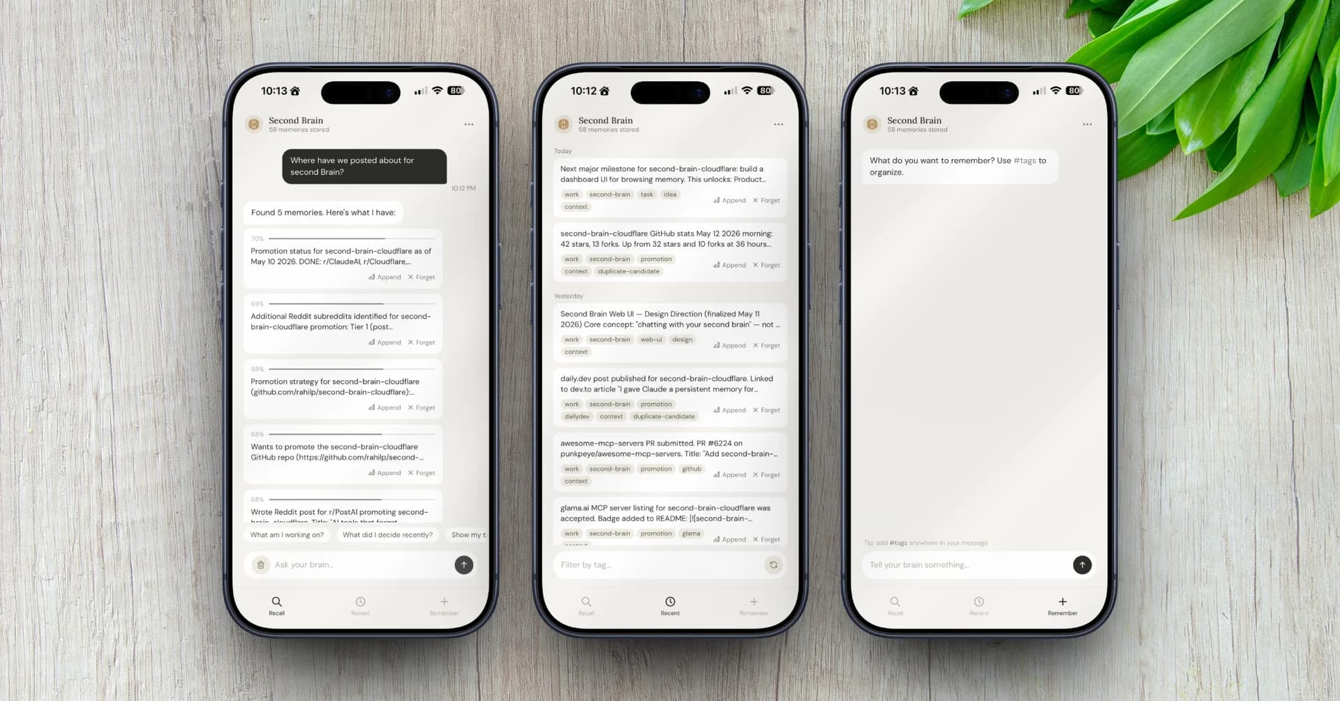 Second Brain for AI screenshot 2