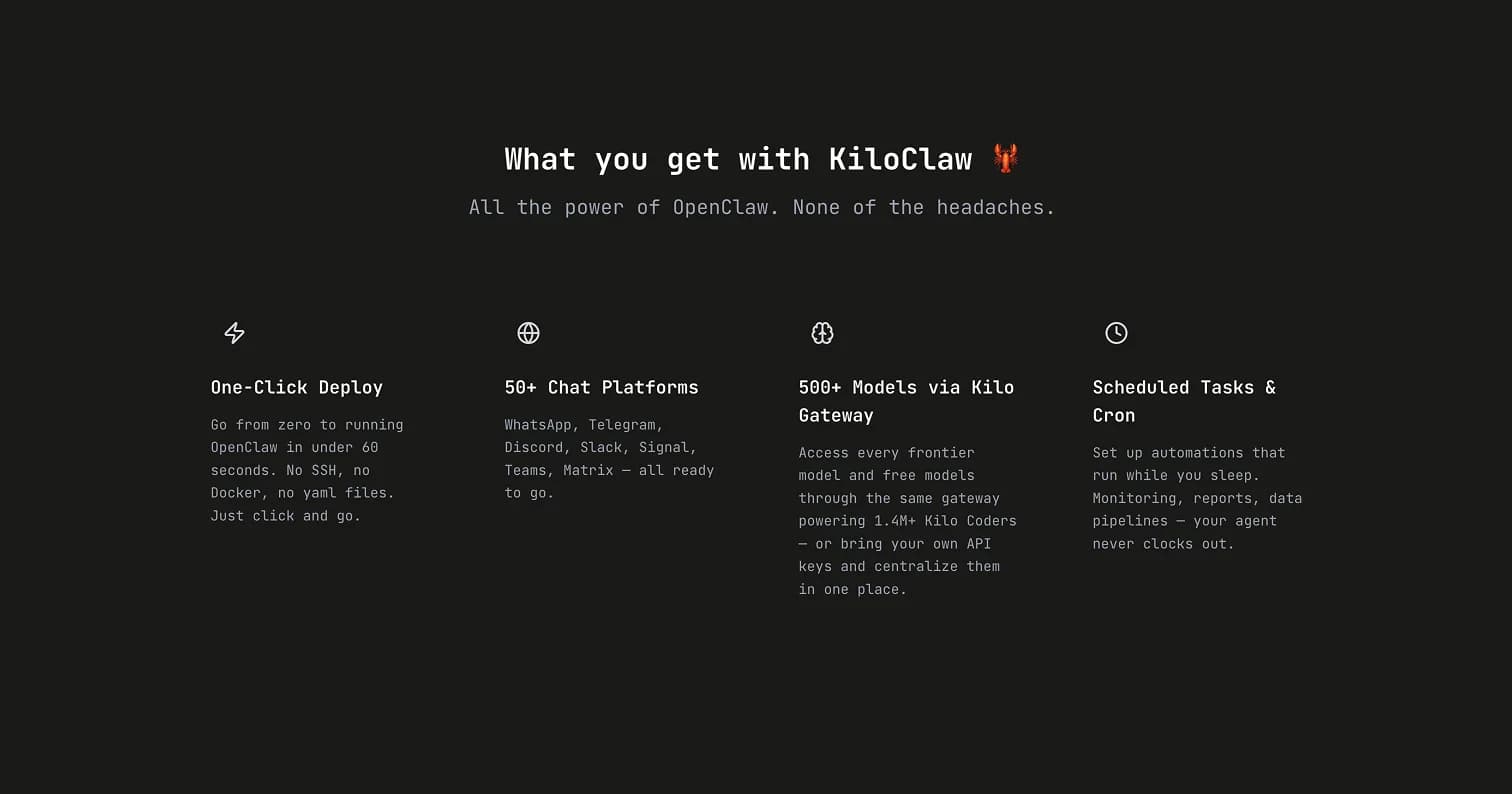 KiloClaw screenshot 3