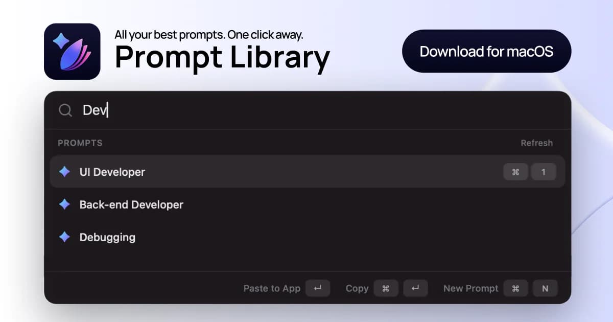 Prompt Library screenshot 1