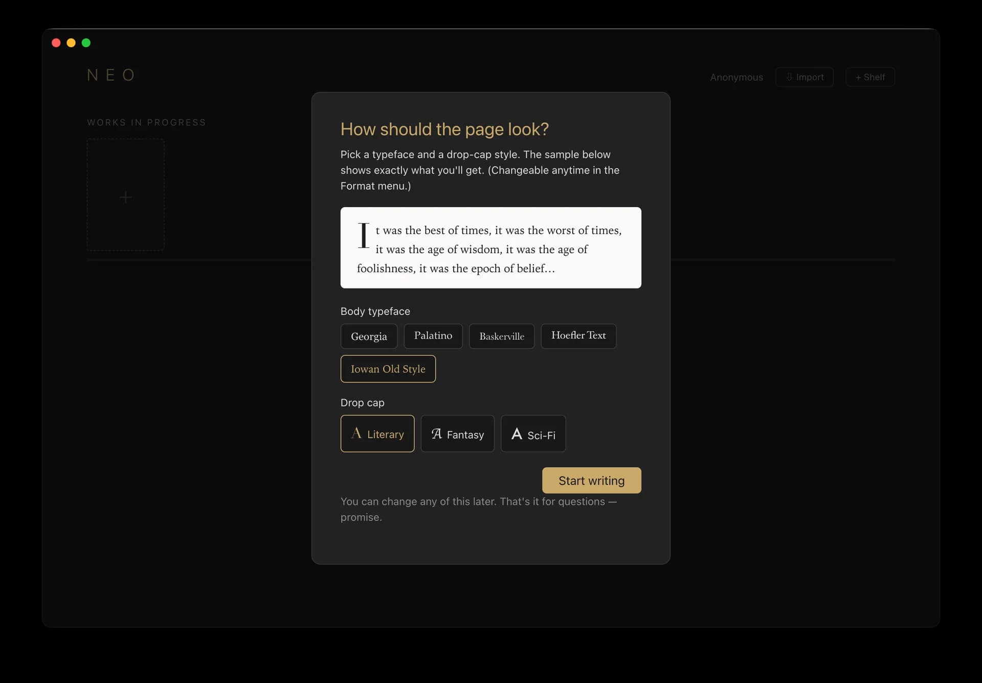 Neo screenshot 2