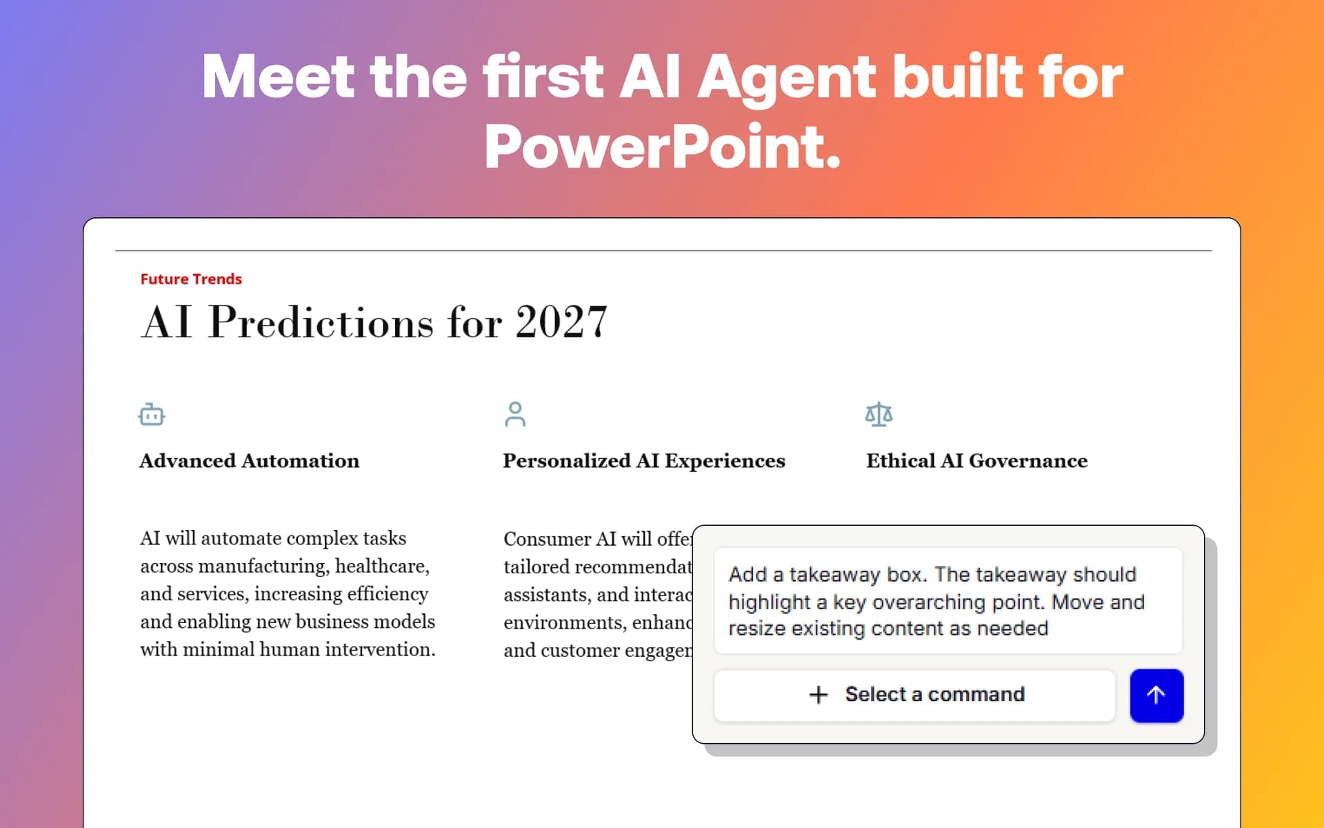 Plus AI Presentation Agent screenshot 1