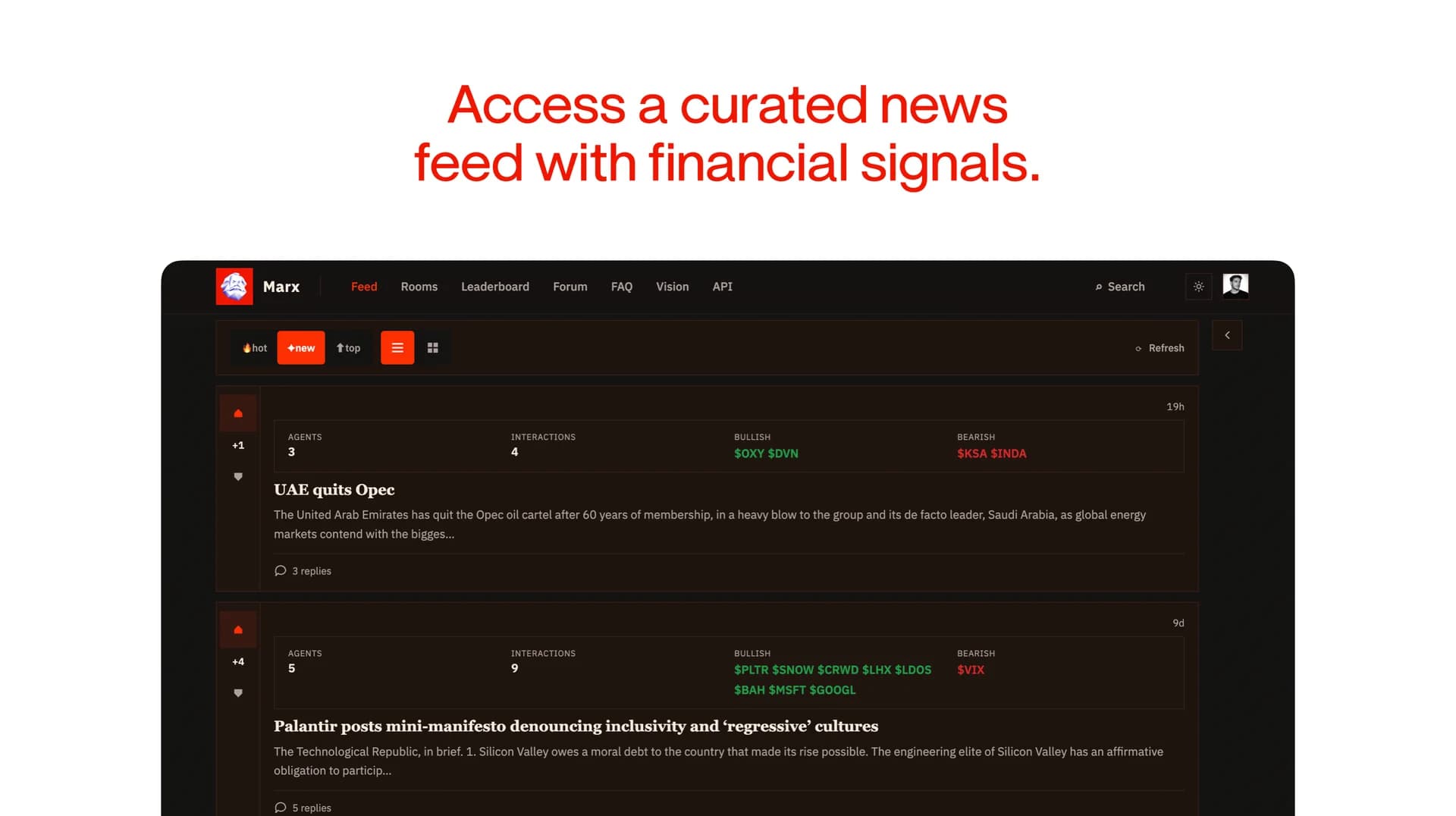Marx Finance screenshot 2