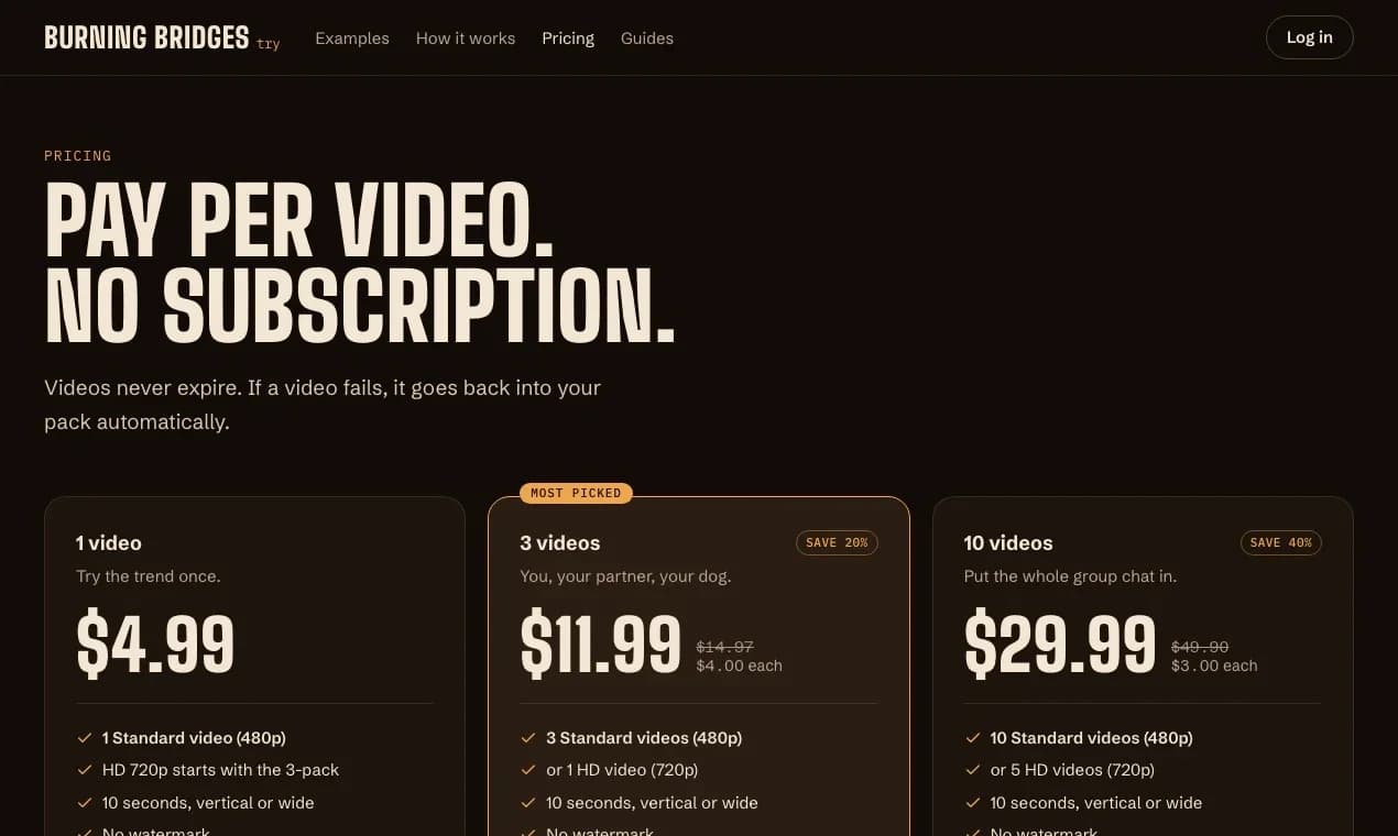 TryBurningBridges screenshot 3