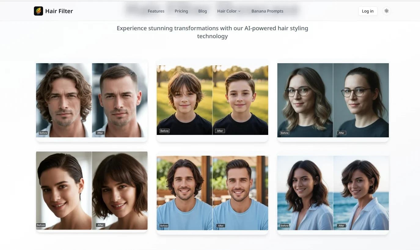 Hair Filter screenshot 1