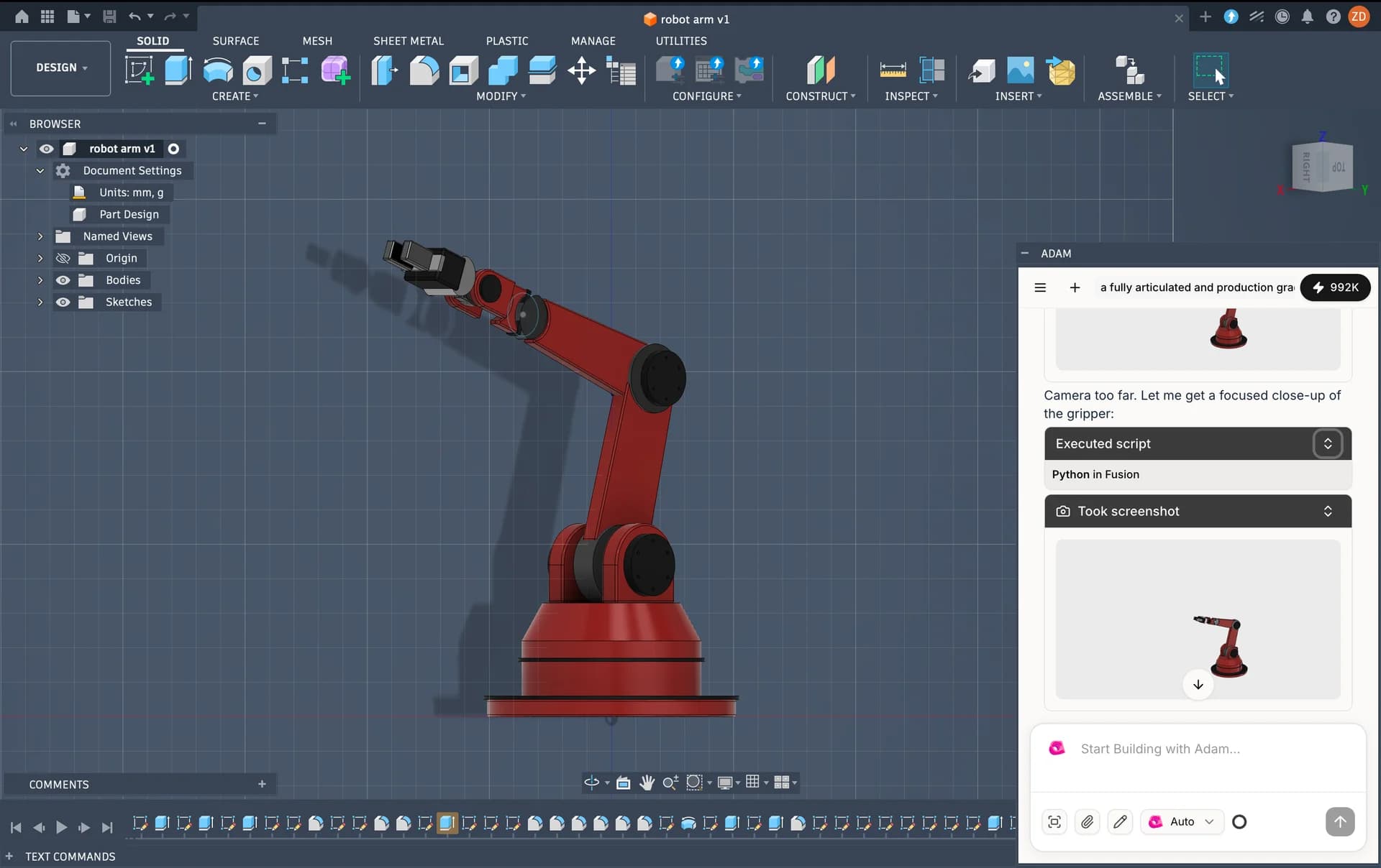Adam CAD Copilot screenshot 2